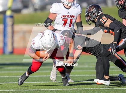 Thumbnail 1 in Platte County vs. Jackson (MSHSAA Class 5 Championship) photogallery.