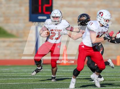 Thumbnail 3 in Platte County vs. Jackson (MSHSAA Class 5 Championship) photogallery.