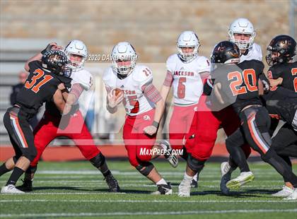 Thumbnail 3 in Platte County vs. Jackson (MSHSAA Class 5 Championship) photogallery.