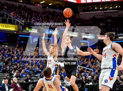 Thumbnail 3 in Linton-Stockton v Ft Wayne Blackhawk Christian (IHSAA 2A Final)  photogallery.