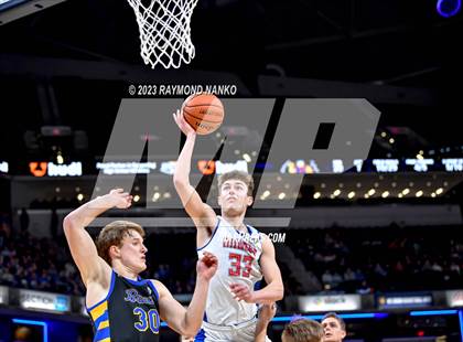 Thumbnail 3 in Linton-Stockton v Ft Wayne Blackhawk Christian (IHSAA 2A Final)  photogallery.