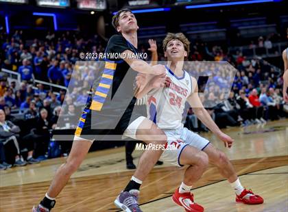 Thumbnail 2 in Linton-Stockton v Ft Wayne Blackhawk Christian (IHSAA 2A Final)  photogallery.