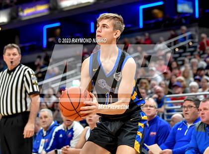 Thumbnail 1 in Linton-Stockton v Ft Wayne Blackhawk Christian (IHSAA 2A Final)  photogallery.