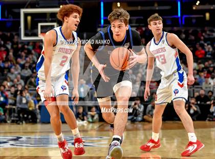 Thumbnail 1 in Linton-Stockton v Ft Wayne Blackhawk Christian (IHSAA 2A Final)  photogallery.