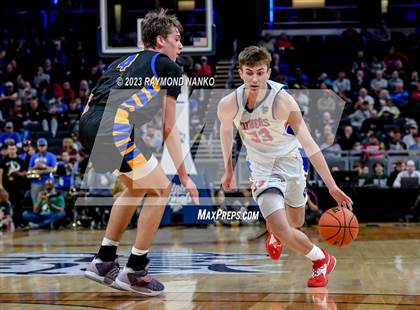 Thumbnail 3 in Linton-Stockton v Ft Wayne Blackhawk Christian (IHSAA 2A Final)  photogallery.