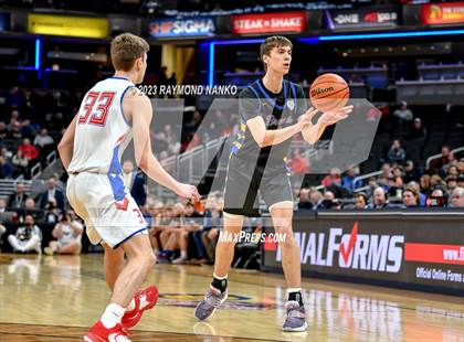 Thumbnail 2 in Linton-Stockton v Ft Wayne Blackhawk Christian (IHSAA 2A Final)  photogallery.