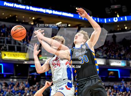 Thumbnail 2 in Linton-Stockton v Ft Wayne Blackhawk Christian (IHSAA 2A Final)  photogallery.