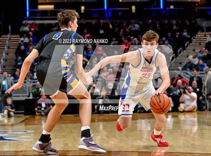 Thumbnail 2 in Linton-Stockton v Ft Wayne Blackhawk Christian (IHSAA 2A Final)  photogallery.
