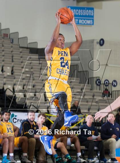 Thumbnail 2 in William Penn Charter vs Blair (Boardwalk Basketball Classic) photogallery.