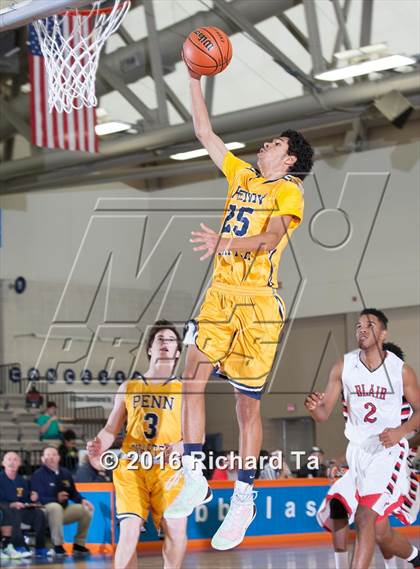 Thumbnail 2 in William Penn Charter vs Blair (Boardwalk Basketball Classic) photogallery.