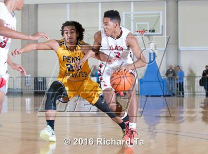 Thumbnail 1 in William Penn Charter vs Blair (Boardwalk Basketball Classic) photogallery.