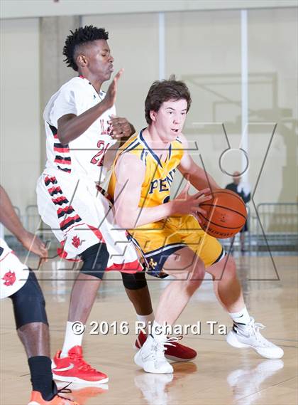 Thumbnail 3 in William Penn Charter vs Blair (Boardwalk Basketball Classic) photogallery.