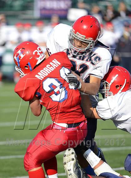 Thumbnail 1 in Chenango Forks vs. Hornell (NYSPHSAA Class C Semifinal) photogallery.
