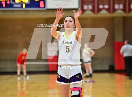 Thumbnail 2 in (CHSAA 3A Girls Basketball Round One) Buena Vista vs Ellicott photogallery.