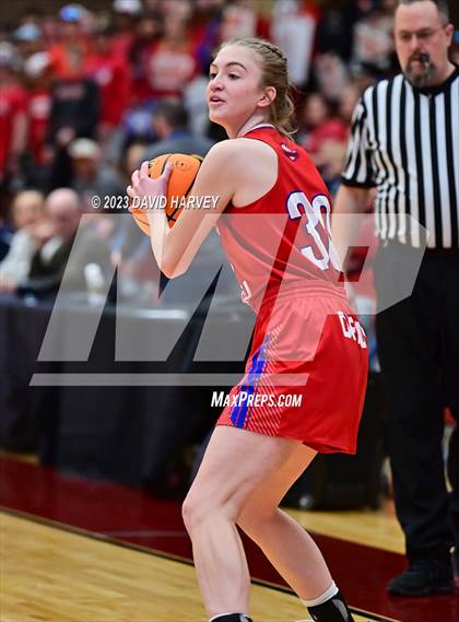 Thumbnail 1 in (CHSAA 3A Girls Basketball Round One) Buena Vista vs Ellicott photogallery.