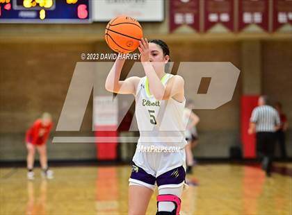 Thumbnail 2 in (CHSAA 3A Girls Basketball Round One) Buena Vista vs Ellicott photogallery.