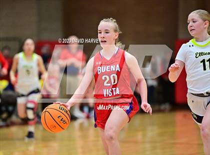 Thumbnail 1 in (CHSAA 3A Girls Basketball Round One) Buena Vista vs Ellicott photogallery.