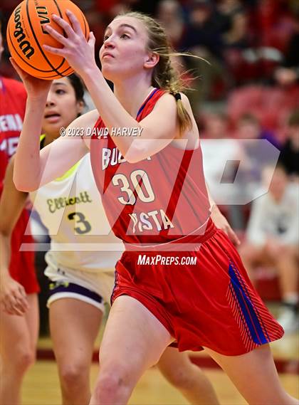 Thumbnail 1 in (CHSAA 3A Girls Basketball Round One) Buena Vista vs Ellicott photogallery.
