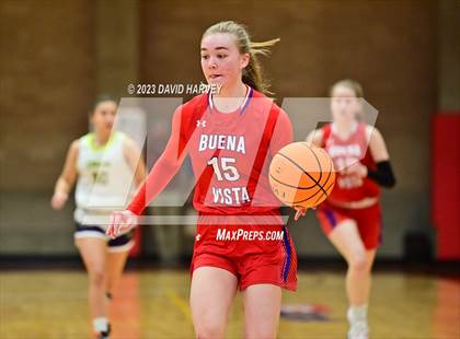 Thumbnail 2 in (CHSAA 3A Girls Basketball Round One) Buena Vista vs Ellicott photogallery.