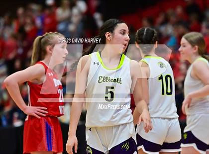 Thumbnail 1 in (CHSAA 3A Girls Basketball Round One) Buena Vista vs Ellicott photogallery.