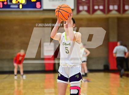 Thumbnail 1 in (CHSAA 3A Girls Basketball Round One) Buena Vista vs Ellicott photogallery.