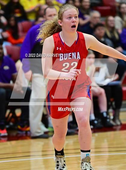 Thumbnail 1 in (CHSAA 3A Girls Basketball Round One) Buena Vista vs Ellicott photogallery.