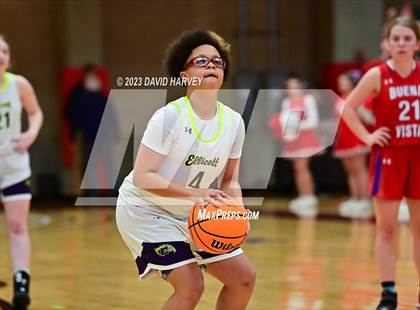 Thumbnail 3 in (CHSAA 3A Girls Basketball Round One) Buena Vista vs Ellicott photogallery.
