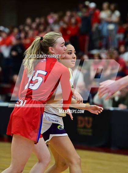 Thumbnail 2 in (CHSAA 3A Girls Basketball Round One) Buena Vista vs Ellicott photogallery.