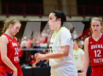 Thumbnail 1 in (CHSAA 3A Girls Basketball Round One) Buena Vista vs Ellicott photogallery.