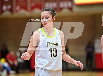 Thumbnail 3 in (CHSAA 3A Girls Basketball Round One) Buena Vista vs Ellicott photogallery.