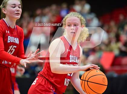 Thumbnail 2 in (CHSAA 3A Girls Basketball Round One) Buena Vista vs Ellicott photogallery.