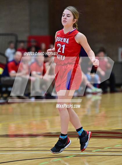 Thumbnail 3 in (CHSAA 3A Girls Basketball Round One) Buena Vista vs Ellicott photogallery.