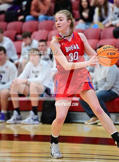 Thumbnail 3 in (CHSAA 3A Girls Basketball Round One) Buena Vista vs Ellicott photogallery.