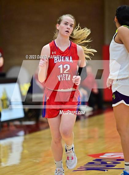 Thumbnail 3 in (CHSAA 3A Girls Basketball Round One) Buena Vista vs Ellicott photogallery.