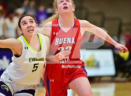 Thumbnail 2 in (CHSAA 3A Girls Basketball Round One) Buena Vista vs Ellicott photogallery.