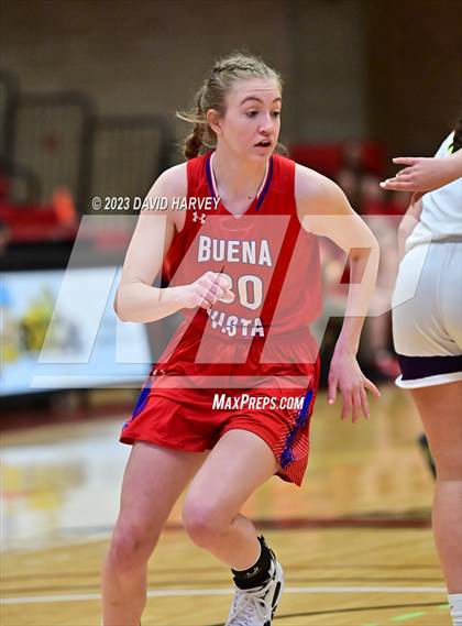 Thumbnail 3 in (CHSAA 3A Girls Basketball Round One) Buena Vista vs Ellicott photogallery.