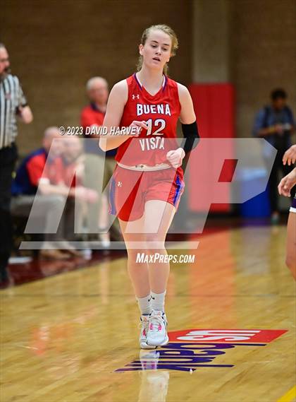 Thumbnail 3 in (CHSAA 3A Girls Basketball Round One) Buena Vista vs Ellicott photogallery.