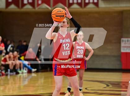 Thumbnail 2 in (CHSAA 3A Girls Basketball Round One) Buena Vista vs Ellicott photogallery.
