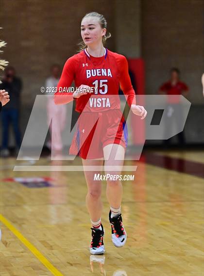 Thumbnail 3 in (CHSAA 3A Girls Basketball Round One) Buena Vista vs Ellicott photogallery.