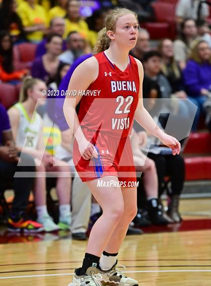 Thumbnail 2 in (CHSAA 3A Girls Basketball Round One) Buena Vista vs Ellicott photogallery.
