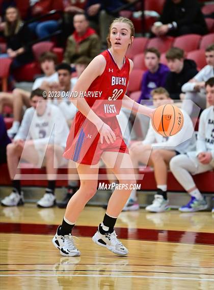 Thumbnail 2 in (CHSAA 3A Girls Basketball Round One) Buena Vista vs Ellicott photogallery.