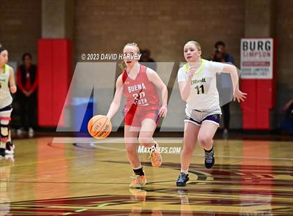 Thumbnail 2 in (CHSAA 3A Girls Basketball Round One) Buena Vista vs Ellicott photogallery.