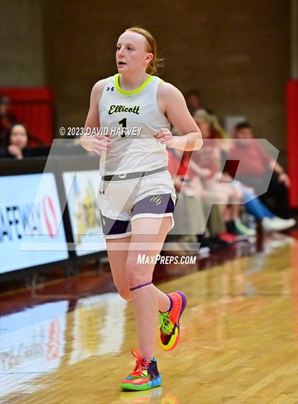 Thumbnail 2 in (CHSAA 3A Girls Basketball Round One) Buena Vista vs Ellicott photogallery.