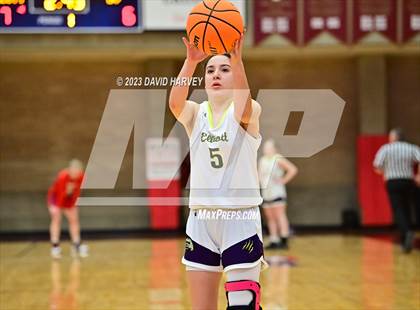 Thumbnail 2 in (CHSAA 3A Girls Basketball Round One) Buena Vista vs Ellicott photogallery.