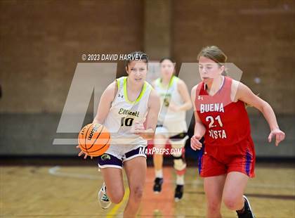 Thumbnail 2 in (CHSAA 3A Girls Basketball Round One) Buena Vista vs Ellicott photogallery.