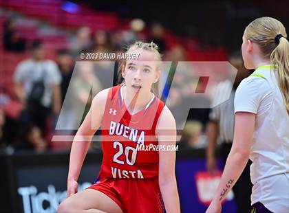 Thumbnail 2 in (CHSAA 3A Girls Basketball Round One) Buena Vista vs Ellicott photogallery.