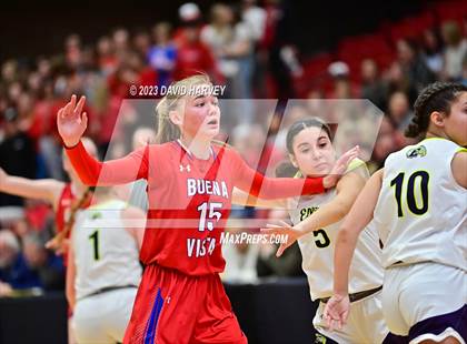 Thumbnail 1 in (CHSAA 3A Girls Basketball Round One) Buena Vista vs Ellicott photogallery.