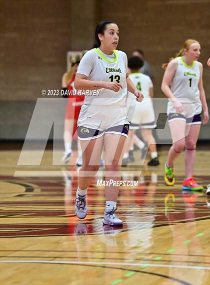 Thumbnail 1 in (CHSAA 3A Girls Basketball Round One) Buena Vista vs Ellicott photogallery.