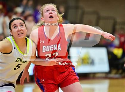 Thumbnail 1 in (CHSAA 3A Girls Basketball Round One) Buena Vista vs Ellicott photogallery.
