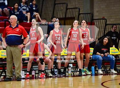 Thumbnail 2 in (CHSAA 3A Girls Basketball Round One) Buena Vista vs Ellicott photogallery.